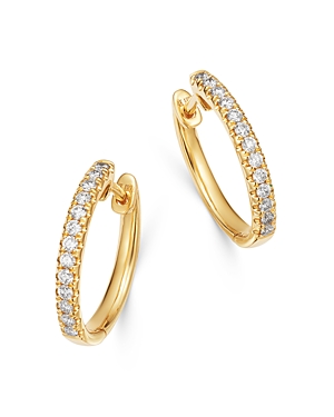 Bloomingdale's Diamond Hoop Earrings in 14K Yellow Gold, 0.40 ct. t.w. - 100% Exclusive