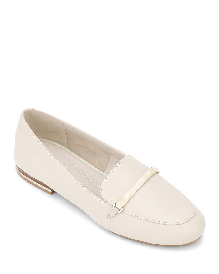 Kenneth Cole Women's Balance Leather Loafers In Stone