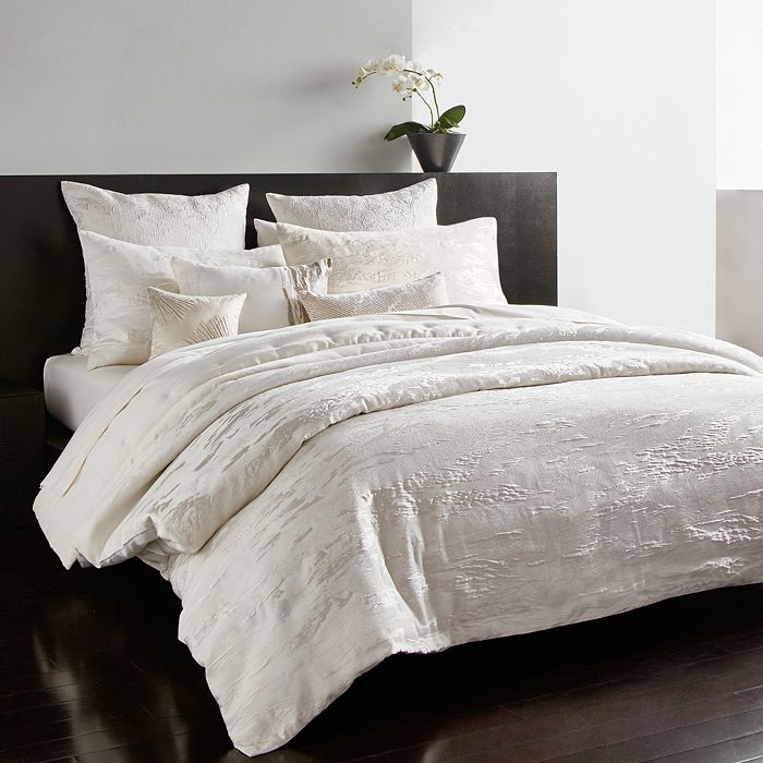 Shop Donna Karan Seduction Collection Standard/queen Pillow Sham In Ivory