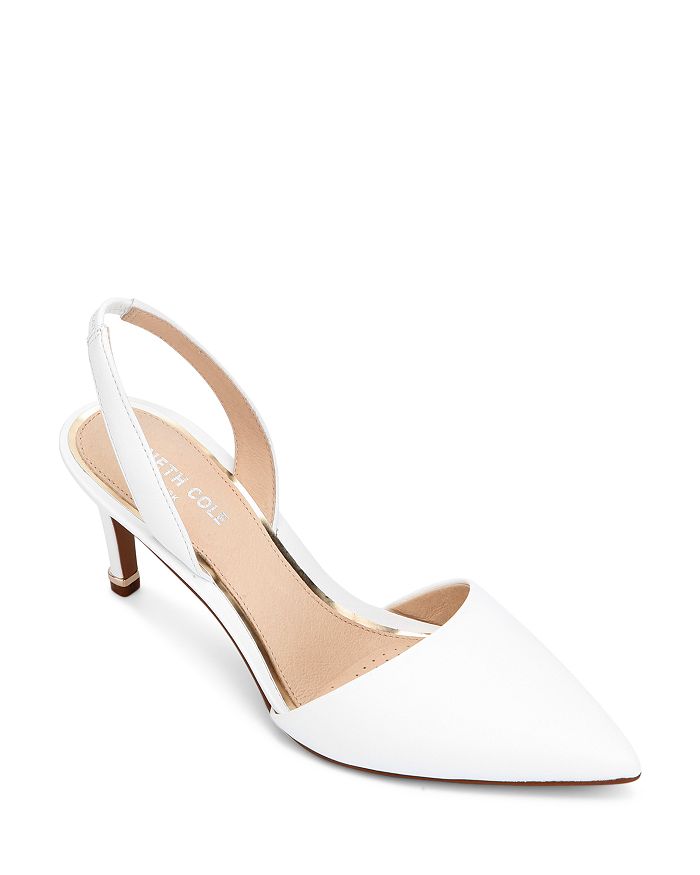 Kenneth Cole Women s Riley Leather Slingback Pumps Bloomingdale s