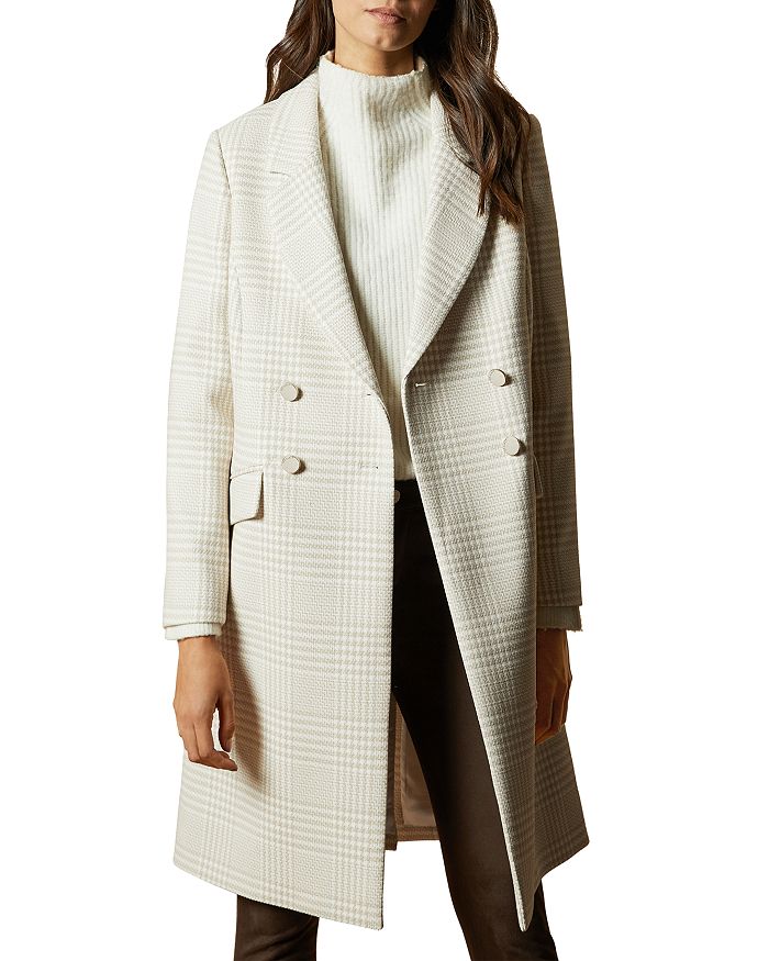 Ted Baker Sophili Double-Breasted Coat | Bloomingdale's