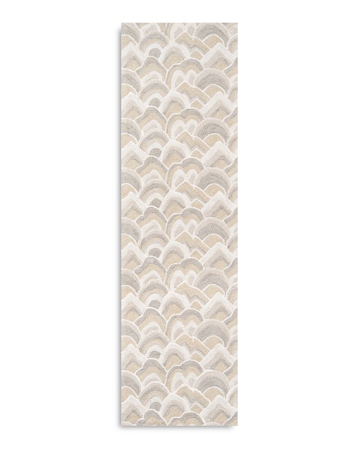 Madcap Cottage Embrace Emb-1 Runner Area Rug, 2'3 X 8' In Taupe