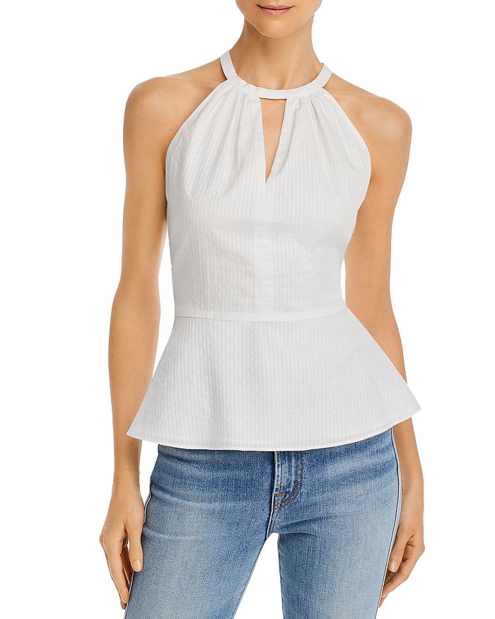 Parker Boxy Tie Front Denim Top