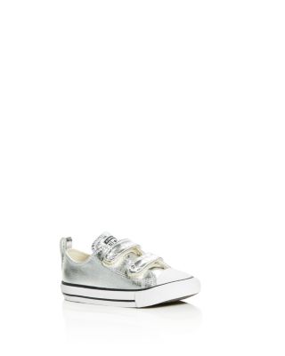 gold baby converse