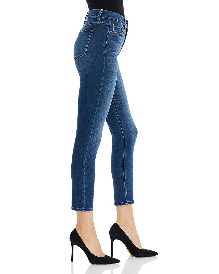 Shop 7 For All Mankind Jen 7 High Rise Ankle Skinny Jeans In Classic Medium Blue
