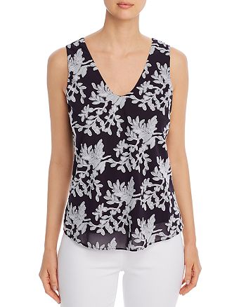NIC and ZOE NIC+ZOE Aster Textured Jacquard Tank | Bloomingdale's