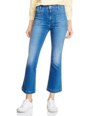 Frame le bardot 2025 crop flare jeans