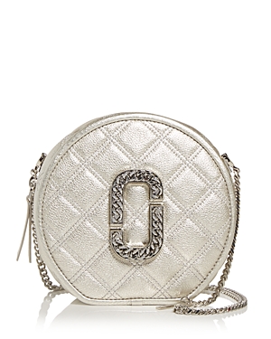 Marc Jacobs Round Quilted Leather Crossbody