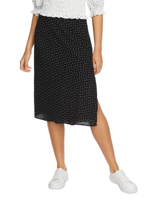 Image of 1.state Dot Print Skirt