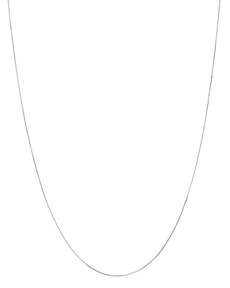 Bloomingdale's Box Link Chain Necklace In 14k White Gold - Exclusive In White Gold