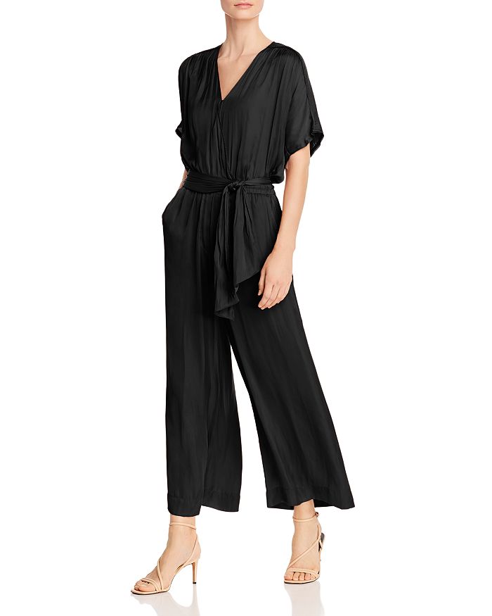 Brochu Walker Ally V-neck Jumpsuit In Black Onyx | ModeSens