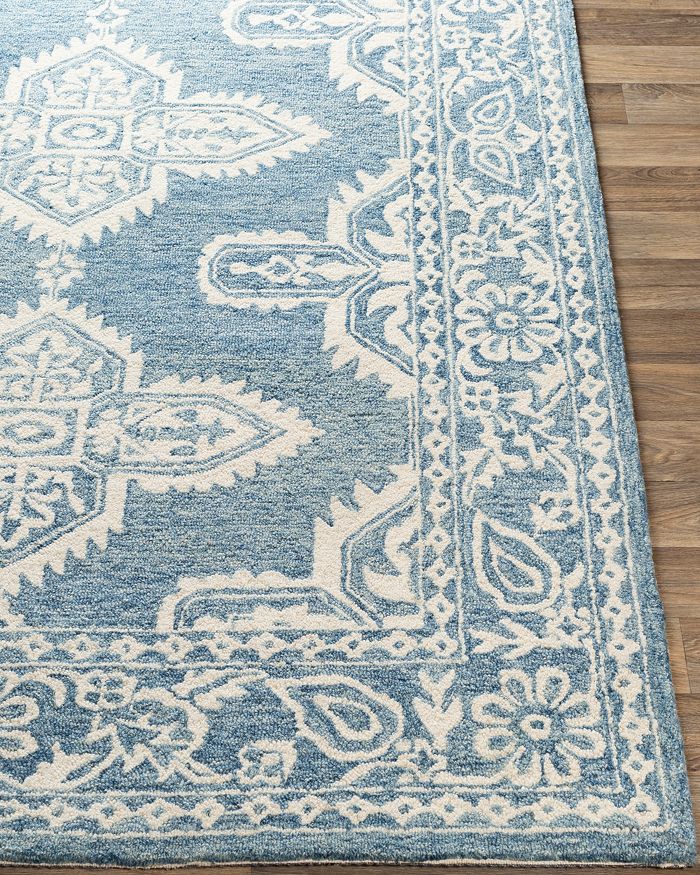 Surya Granada Gnd-2300 Area Rug, 4' X 6' In Pale Blue/beige