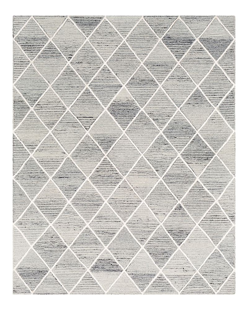 Surya Eaton Eat-2302 Area Rug, 5' X 7'6 In Gray/black/ivory