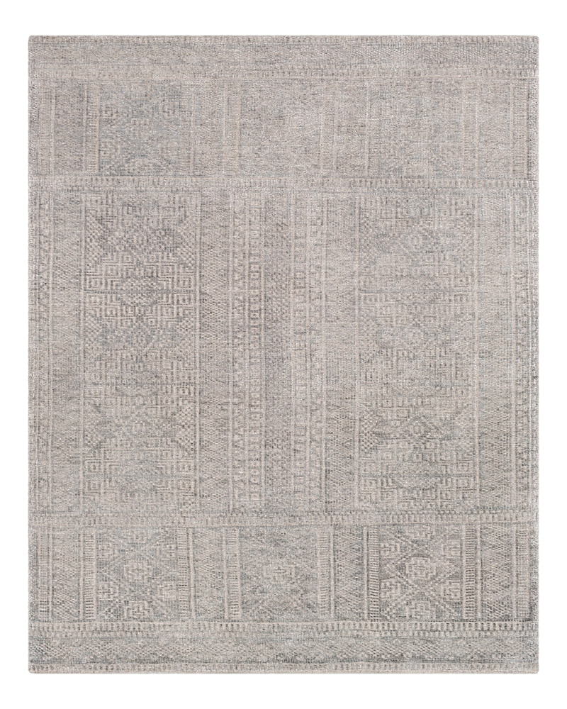 Surya Livorno Lvn-2302 Area Rug, 4' X 6' In Medium Gray/taupe