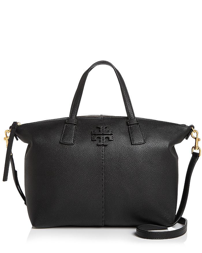 Tory Burch McGraw Small Leather Satchel Bloomingdale s