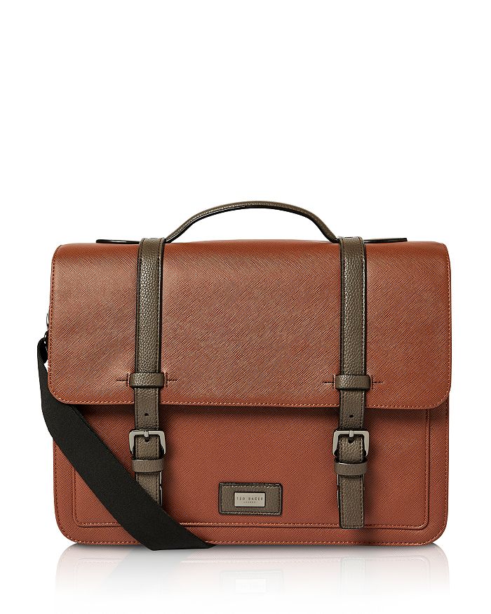 TED BAKER ADVNTR TEXTURED FAUX LEATHER SATCHEL,230644