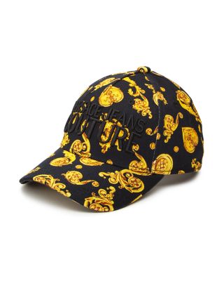 VERSACE JEANS COUTURE ベルサーチェ ジーンズクチュール バロックプリント コットン キャップ 帽子【サカゼン公式通販】