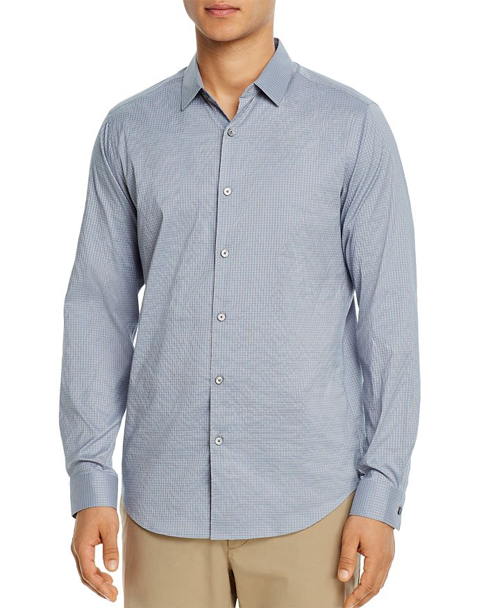 Theory Murray Tech Slim Fit Button-Down Shirt | Bloomingdale's