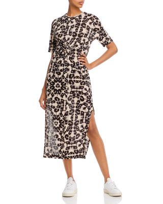 rebecca taylor leopard print dress