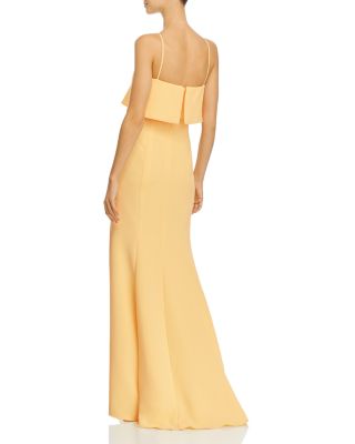 aqua yellow dress