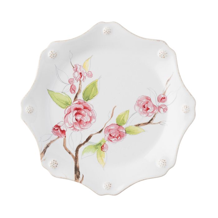 Shop Juliska Berry & Thread Floral Sketch Camellia Dessert/salad Plate