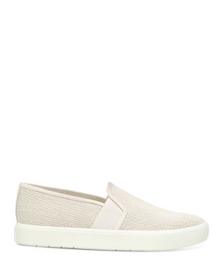 beige slip on sneakers