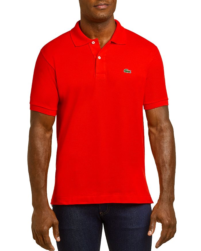 Lacoste Pique Classic Fit Polo Shirt In Corrida