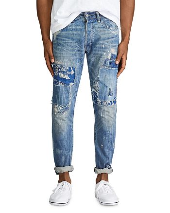 Polo Ralph Lauren Sullivan Distressed Slim Fit Jeans | Bloomingdale's