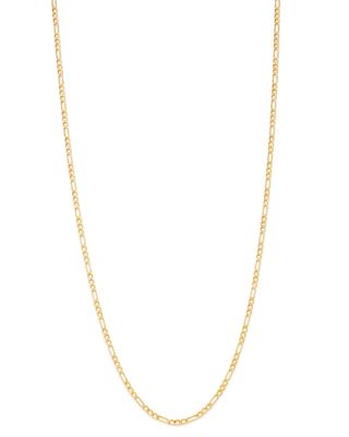 Bloomingdale's Fine Collection - Figaro Link Chain Necklace in 14K Yellow Gold - Exclusive