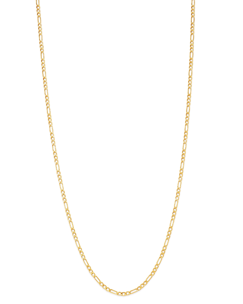 Bloomingdale's Figaro Link Chain Necklace In 14k Yellow Gold - Exclusive In Gold