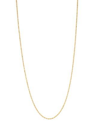 Bloomingdale's Bloomingdale's Glitter Rope Chain Necklace in 14K Yellow ...