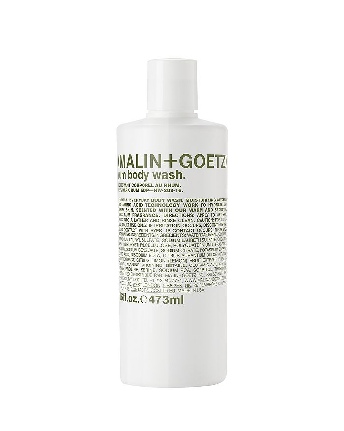 Shop Malin + Goetz Malin+goetz Rum Body Wash 16 Oz.