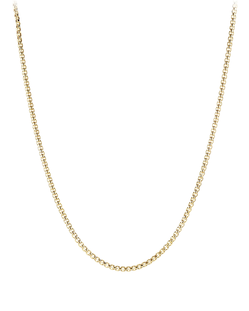 David Yurman 18K Yellow Gold Medium Box Chain Necklace, 24