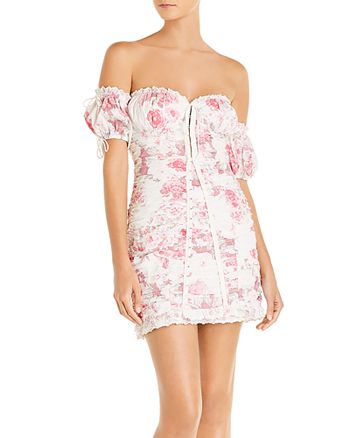 For Love Lemons Mills Ruched Mini Dress Bloomingdale S