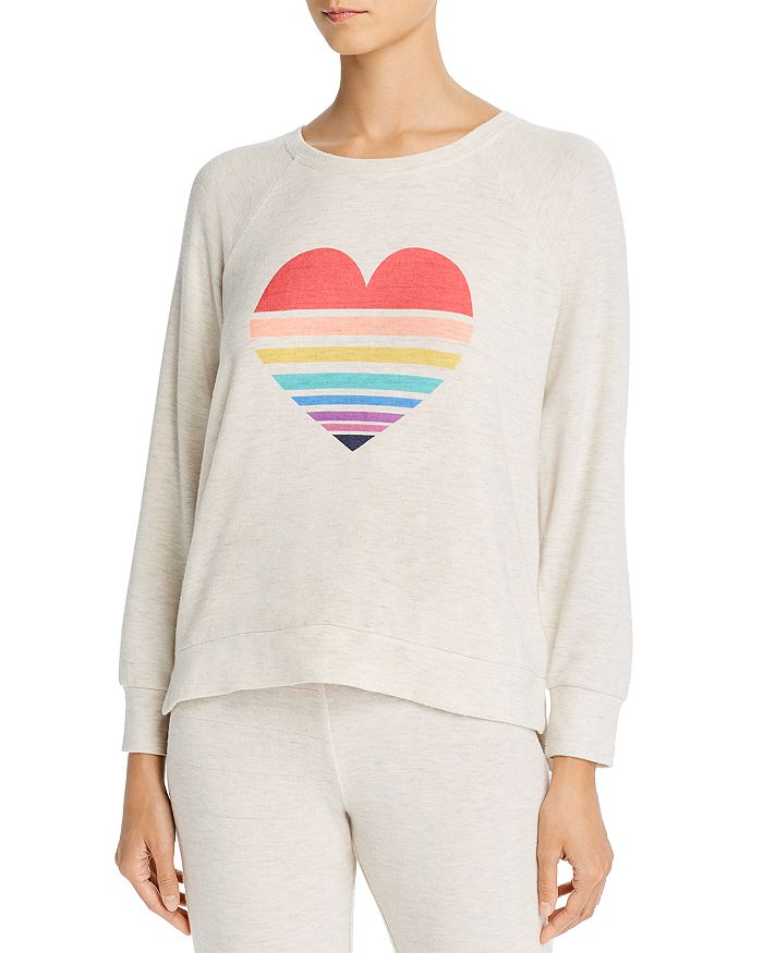 Pj Salvage Icon Long Sleeve Top In Oatmeal