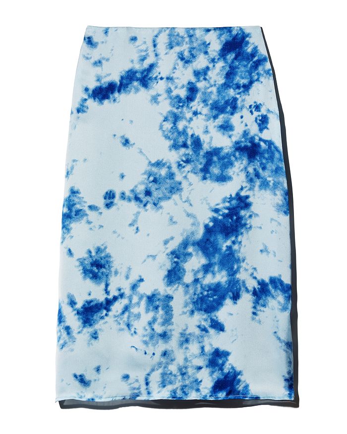 Fore Tie-dye Slip Skirt In Blue
