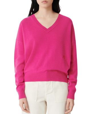 fuchsia cashmere sweater