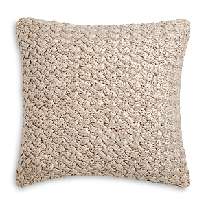 Michael Aram Iris Metallic Knit Decorative Pillow, 18 x 18