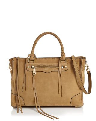 rebecca minkoff regan nubuck satchel