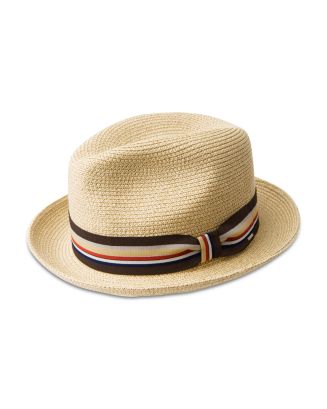 Bailey of Hollywood Salem Straw Braid Fedora Hat | Bloomingdale's