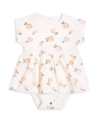peach print baby clothes