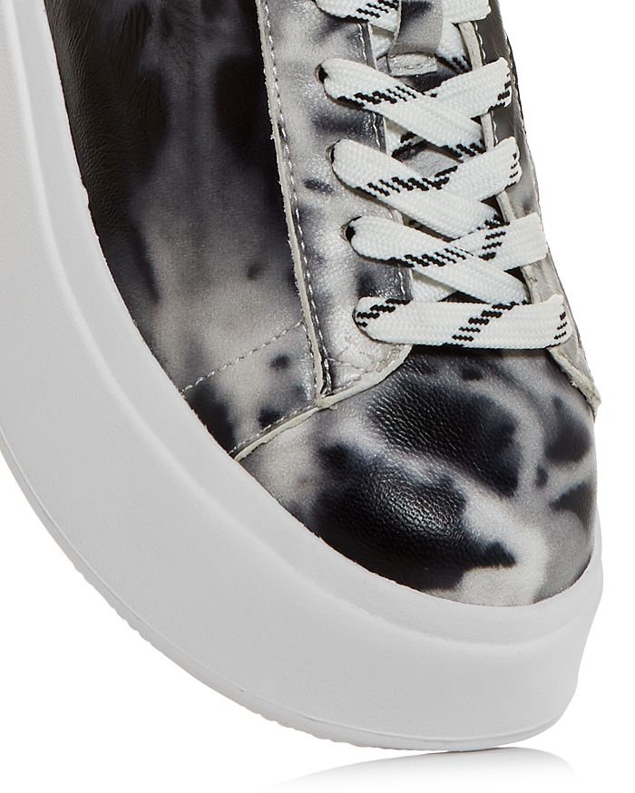 Ash Women's Moon Platform Low-top Sneakers In Black/ White/ Black ...