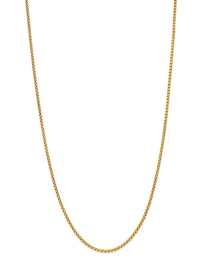 Bloomingdale's - 14K Yellow Gold Round Box Chain Necklace - 100% Exclusive