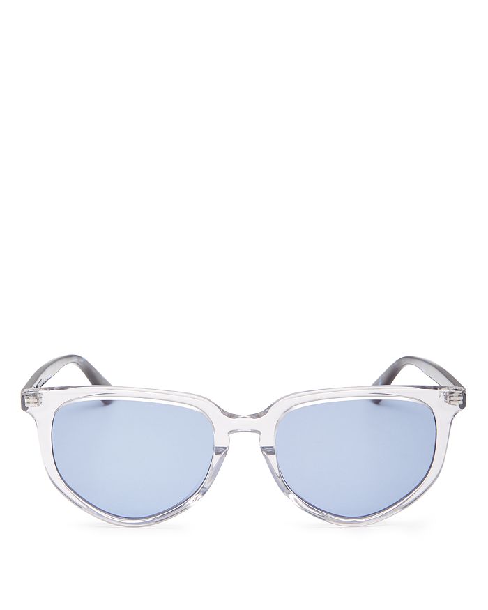Mcq By Alexander Mcqueen Mcq Alexander Mcqueen Women's Square Sunglasses, 53mm In Gray/blue