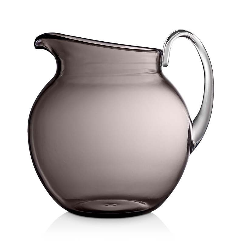 Mario Luca Giusti Acrylic Palla Transparente Pitcher In Gray