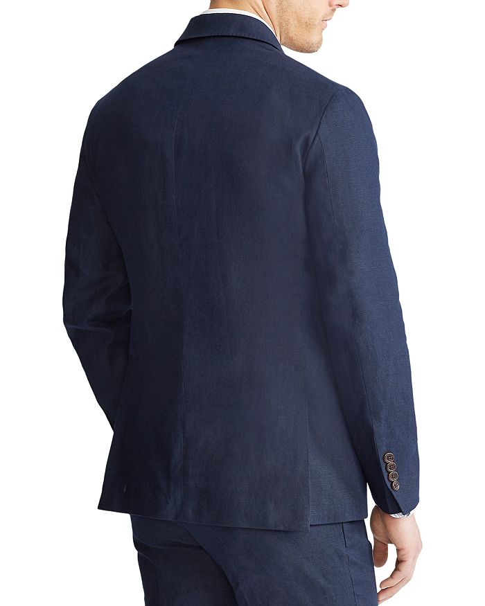 Shop Polo Ralph Lauren Linen Polo Slim Fit Sportcoat In Dark Navy