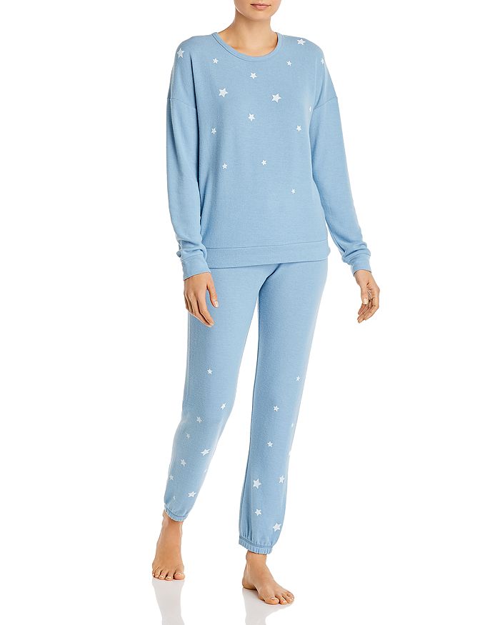 Aqua Stars Jogger Pajamas Set - 100% Exclusive In Dusty Blue