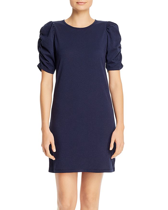 Frame Ruched-sleeve Sheath Dress - 100% Exclusive In Navy