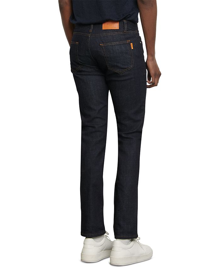 Shop Sandro Slim Fit Jeans In Raw Denim