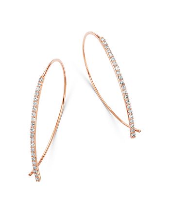 Bloomingdale's - Micro-Pave Diamond Threader Earrings in 14K Rose Gold, 0.50 ct. t.w. - 100% Exclusive